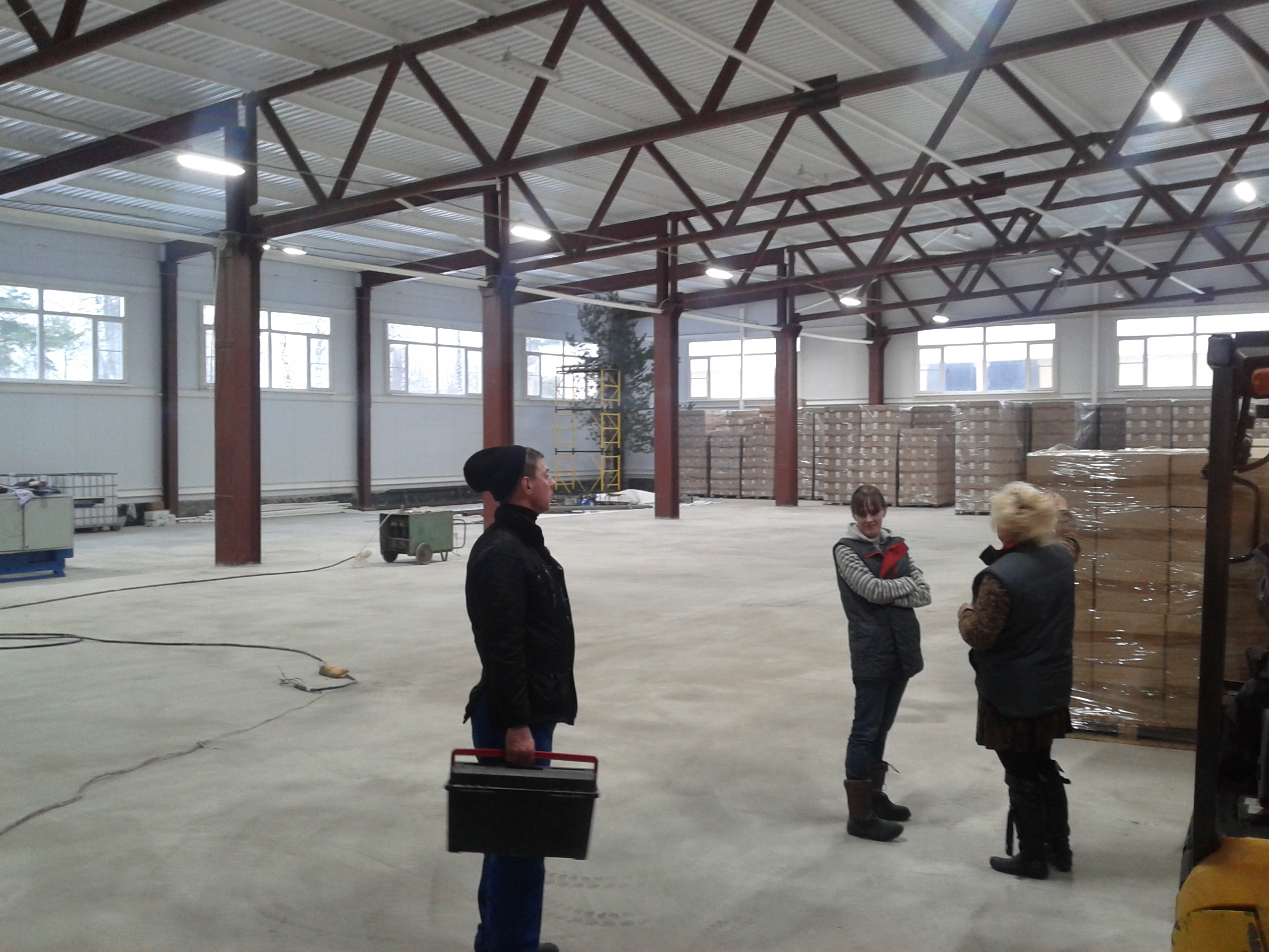 Освещение склада Вистекс (Московская обл.)