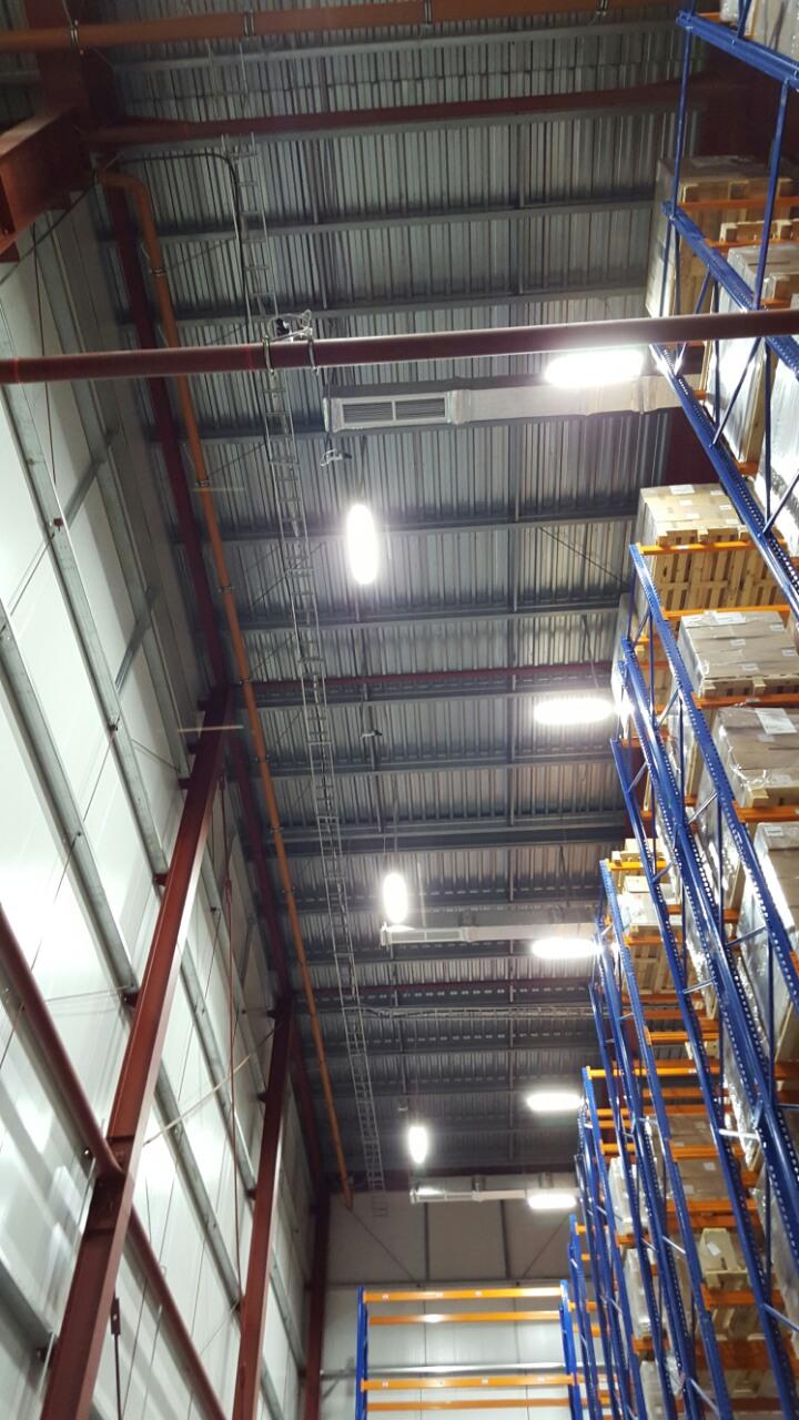 Освещение склада ЗАО "Арал Плюс" (Московская обл.)