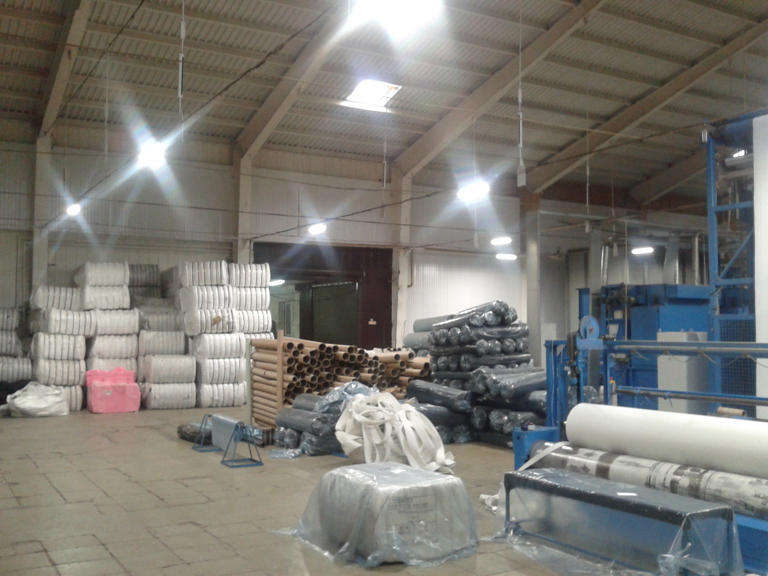 Освещение склада Вистекс (Московская обл.)