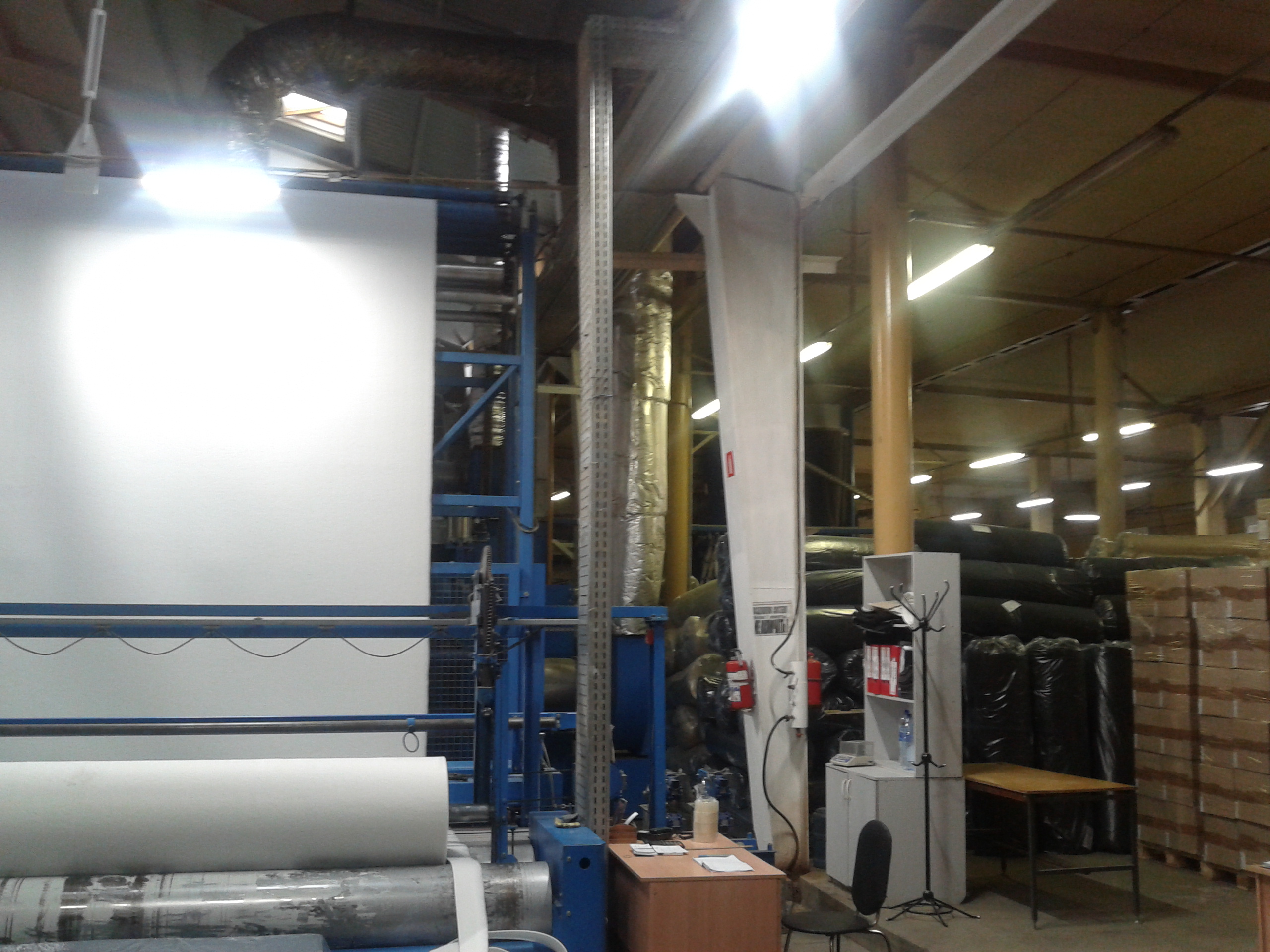 Освещение склада Вистекс (Московская обл.)